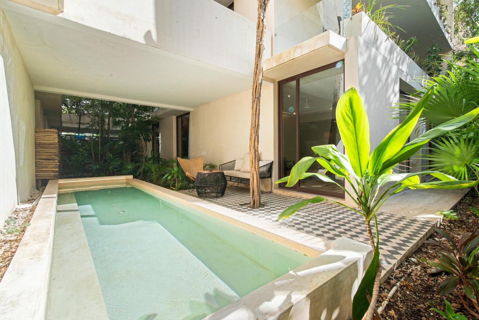 102-104 Amazing Private Pool And Fully Equipped Apartment Tulum Kültér fotó